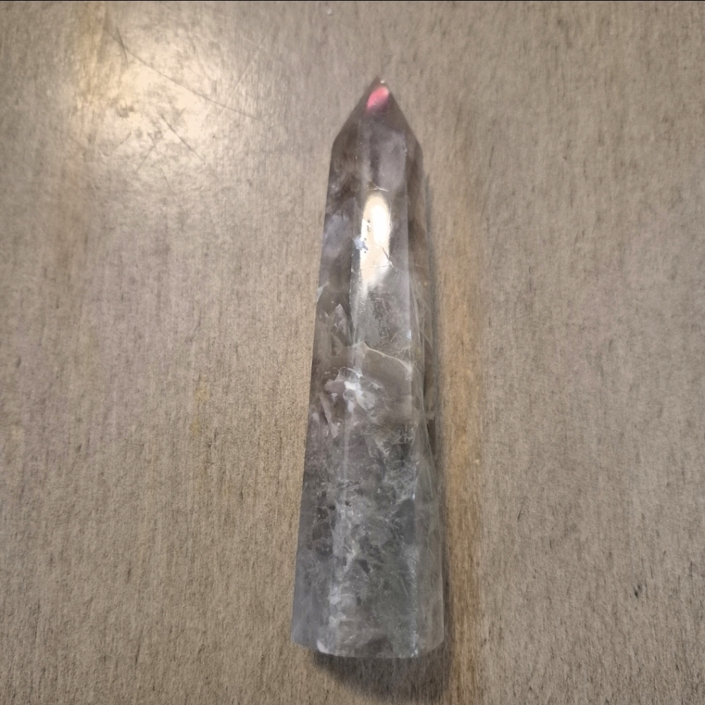 Natural Fluorite Crystal Point Obelisk Tower #A2 - Picture 8 of 10